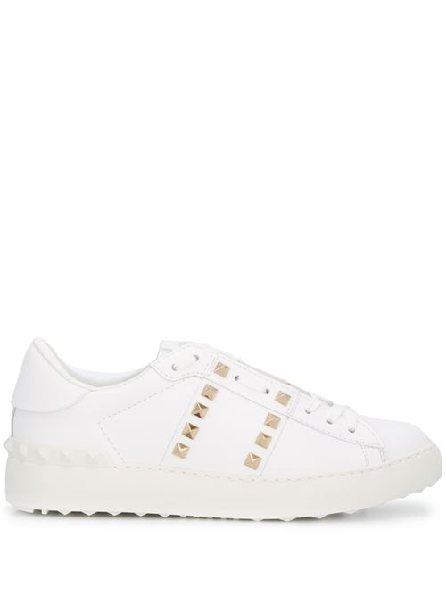 Rockstud Untitled leather sneakers VALENTINO GARAVANI | 6W2S0A01BHS0BO